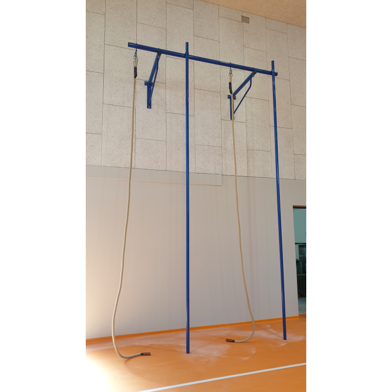 Climb stage with 2 poles and 2 ropes m.6