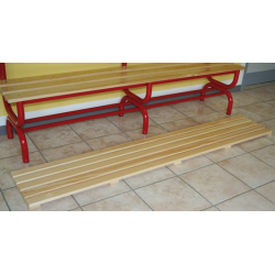Footrest for changing rooms gyms
