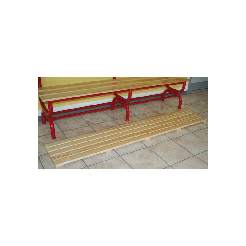 Footrest for changing rooms gyms