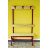 Bench for fitness centers locker room