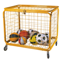 Carrello porta palloni per palestre in ferro