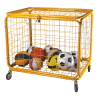 Carrello porta palloni per palestre in ferro