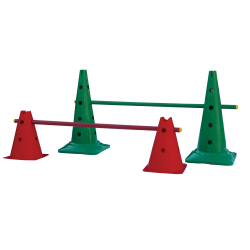set hurdle with cones height 30 cm