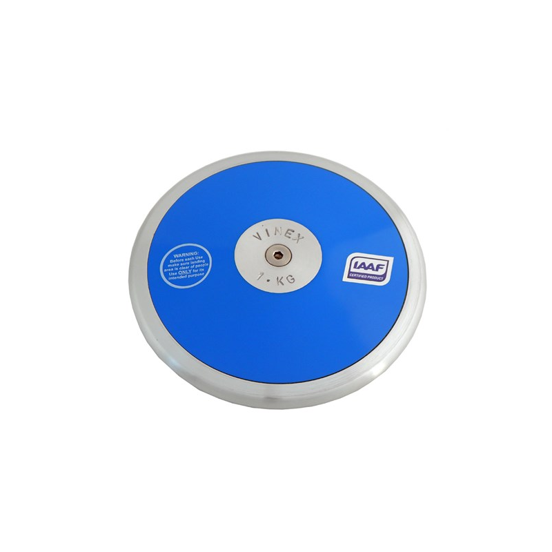 Plastic discus with steel ring kg. 1,75 in according to IAAF regulations