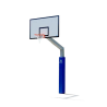 Monotubolar basketball facility, overhang cm.220.Tested in according to UNI EN 1270.