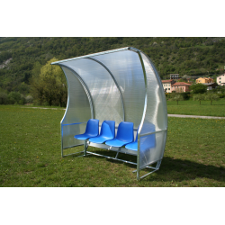 Panchina modulare 4 scocche