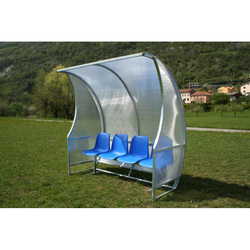 Panchina modulare 4 scocche