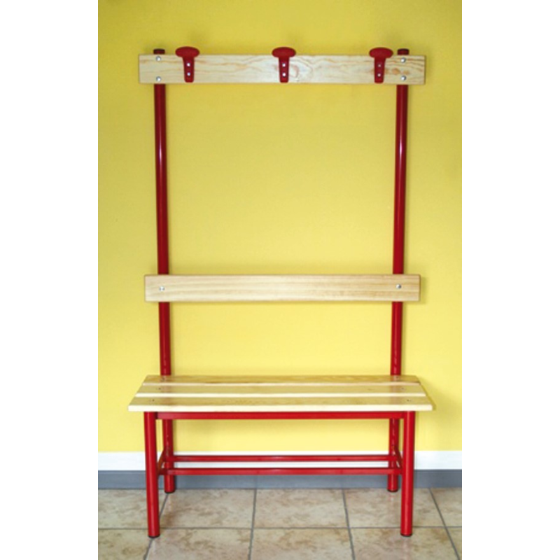 Complete bench for dressing room 2 meters