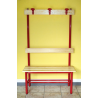 Complete bench for dressing room 2 meters