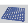 Grating in blue modular plastic