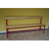 Dressing bench with seat and backrest m.2