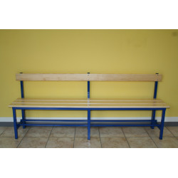 Dressing bench with seat and backrest m.2