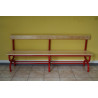Dressing bench with seat and backrest m.2