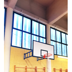 Impianto basket fisso per parete sbalzo 185 cm