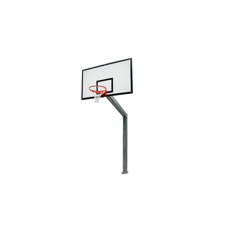 Monotubolar basketball facility, overhang cm.220.Tested in according to UNI EN 1270.