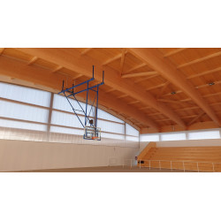 Impianto basket sollevabile a soffitto approvato FIBA