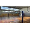 Volleyball monotubolar aluminum with ground sleeves