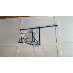Basketball facility wall mounting