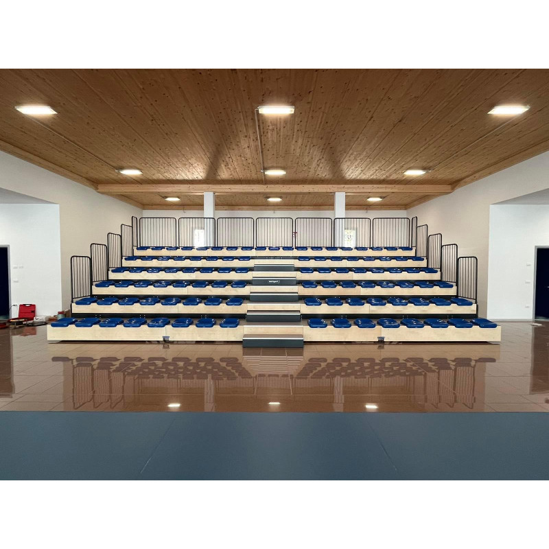 Tribuna telescopica per interni