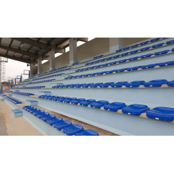 Scocca senza schienale per tribuna