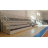 Fixed grandstand for indoor