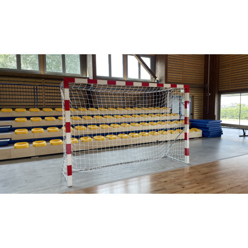 Coppia porte pallamano in acciaio
