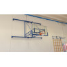 Basketball facility wall mounting