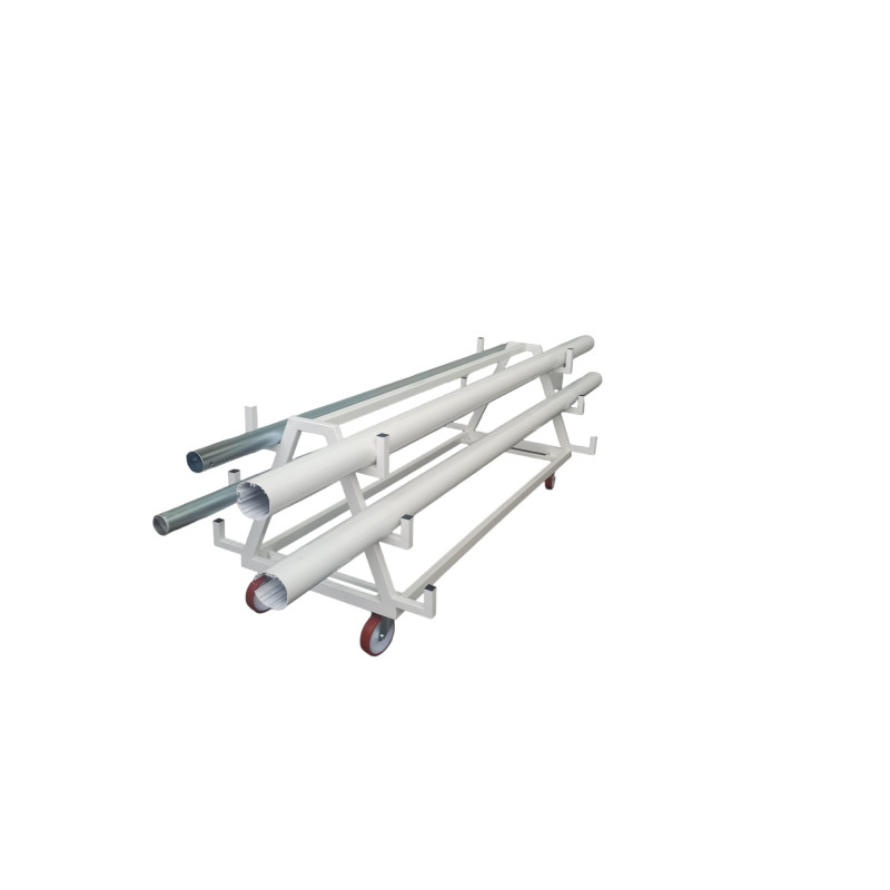 CART FOR TRANSPORTING MONOTUBOLAR VOLLEYBALL FACILITIES