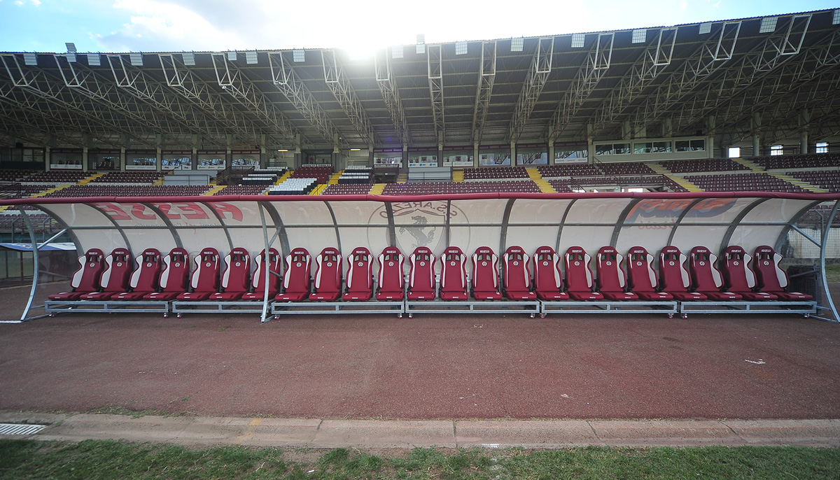 Arezzo Stadium benches