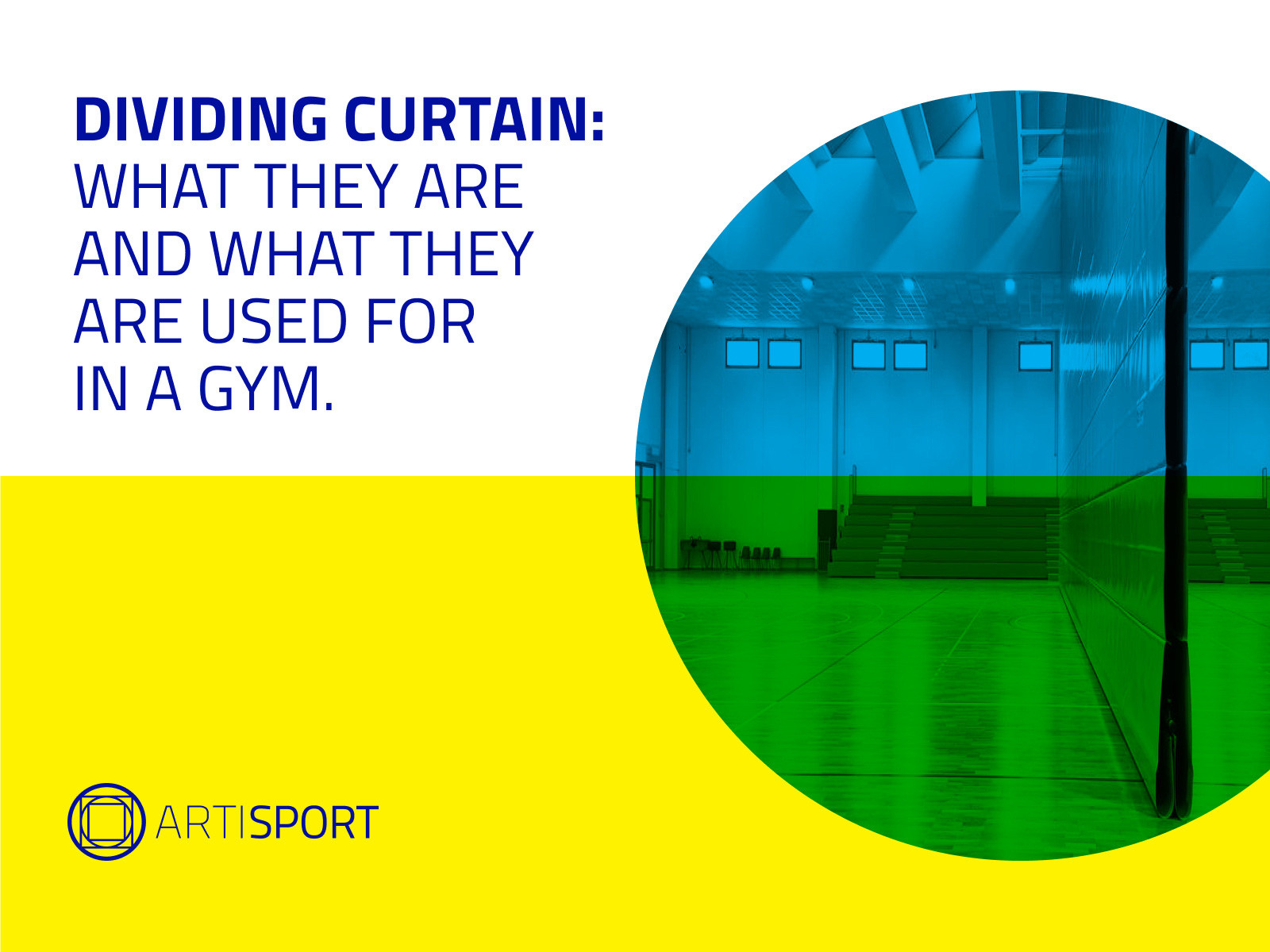 Divider curtains: what they are and their purpose in a sports hall